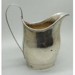 A late 18th/early 19th Century Exeter silver creamer by Francis Parsons