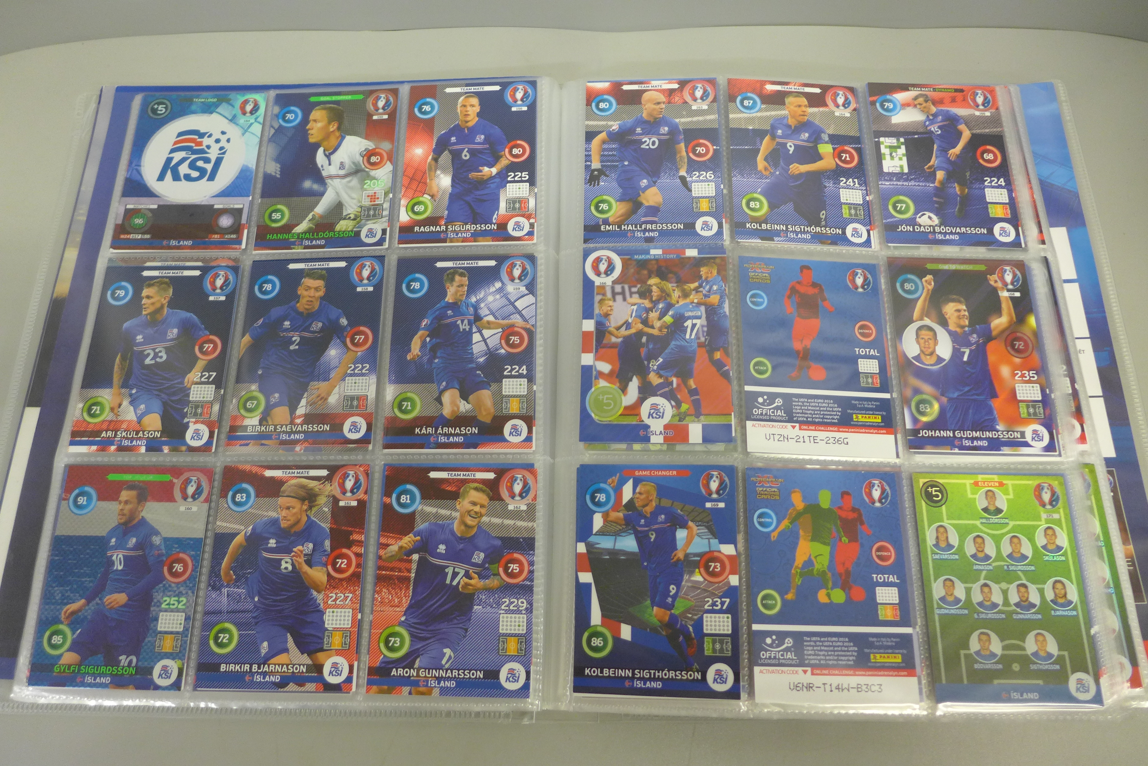 Euro 2016 Panini trading cards and album - Image 3 of 4