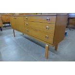 A teak sideboard