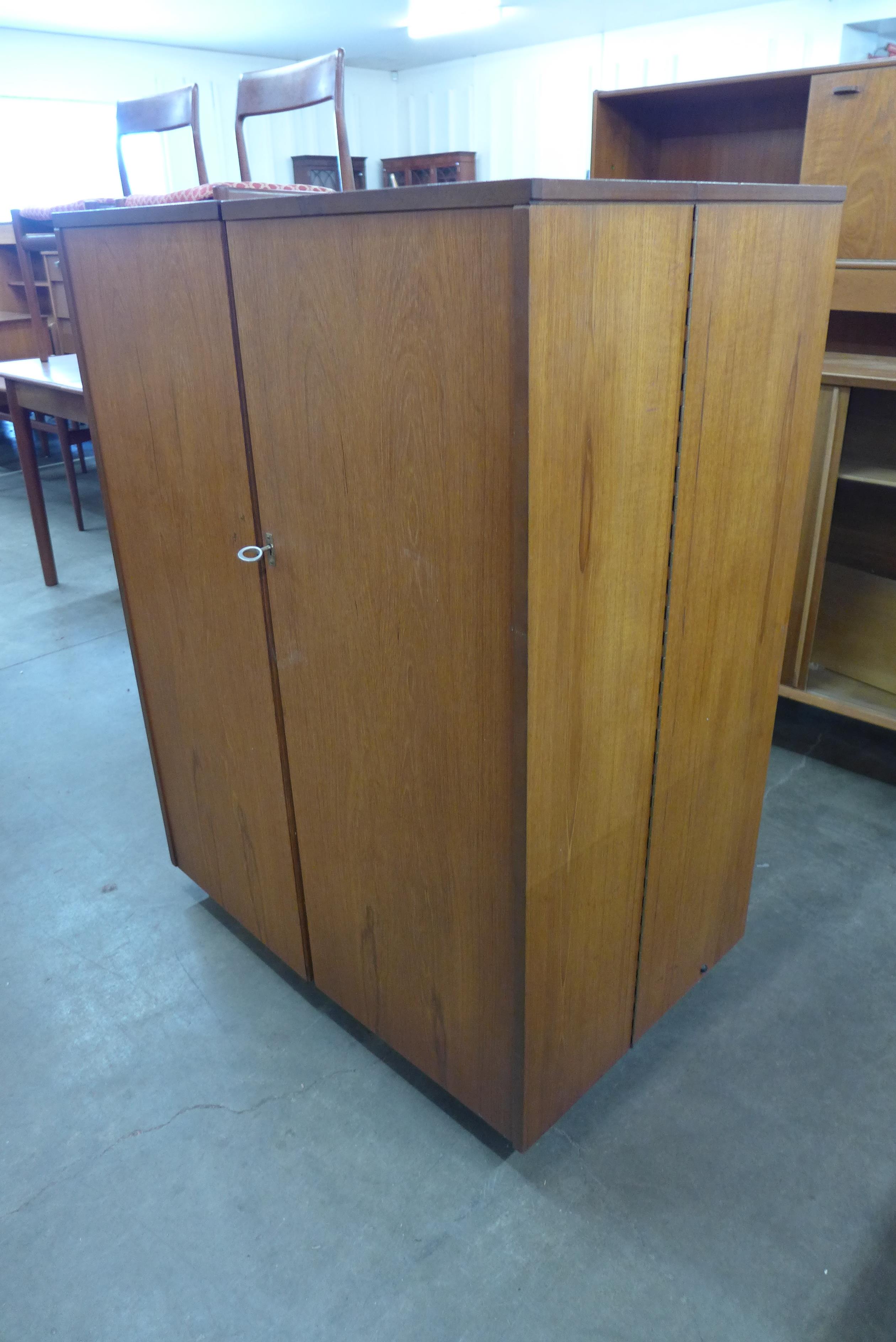 A Newcraft Ltd. teak home office cabinet - Image 2 of 3