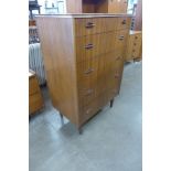 An Elliotts of Newbury afromosia chest of drawers