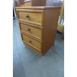 A small G-Plan teak chest of drawers