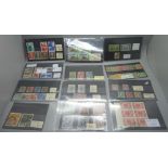 Stamps; better stamps and sets on 20 stock cards, (all identified and catalogued at over £1,500)