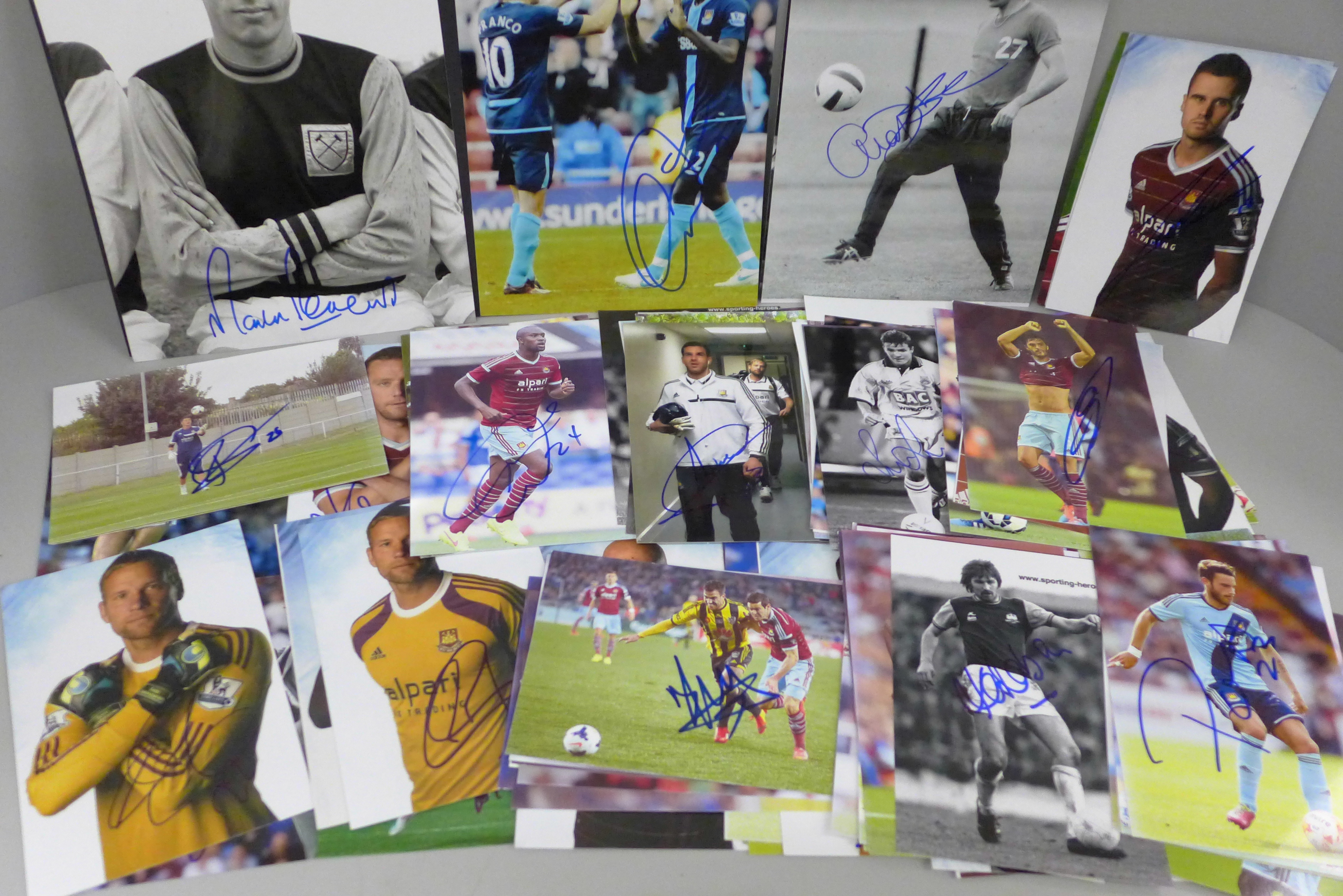 A collection of West Ham autographs (81) including Billy Bonds and Martin Peters - Image 4 of 4