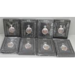 Eight Steam of Glory Flying Scotsman mechanical pocket watches, sealed