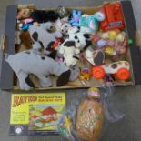 Hush Puppies, Weebles, Watchimal and other vintage toys including Fisher Price Little Snoopy
