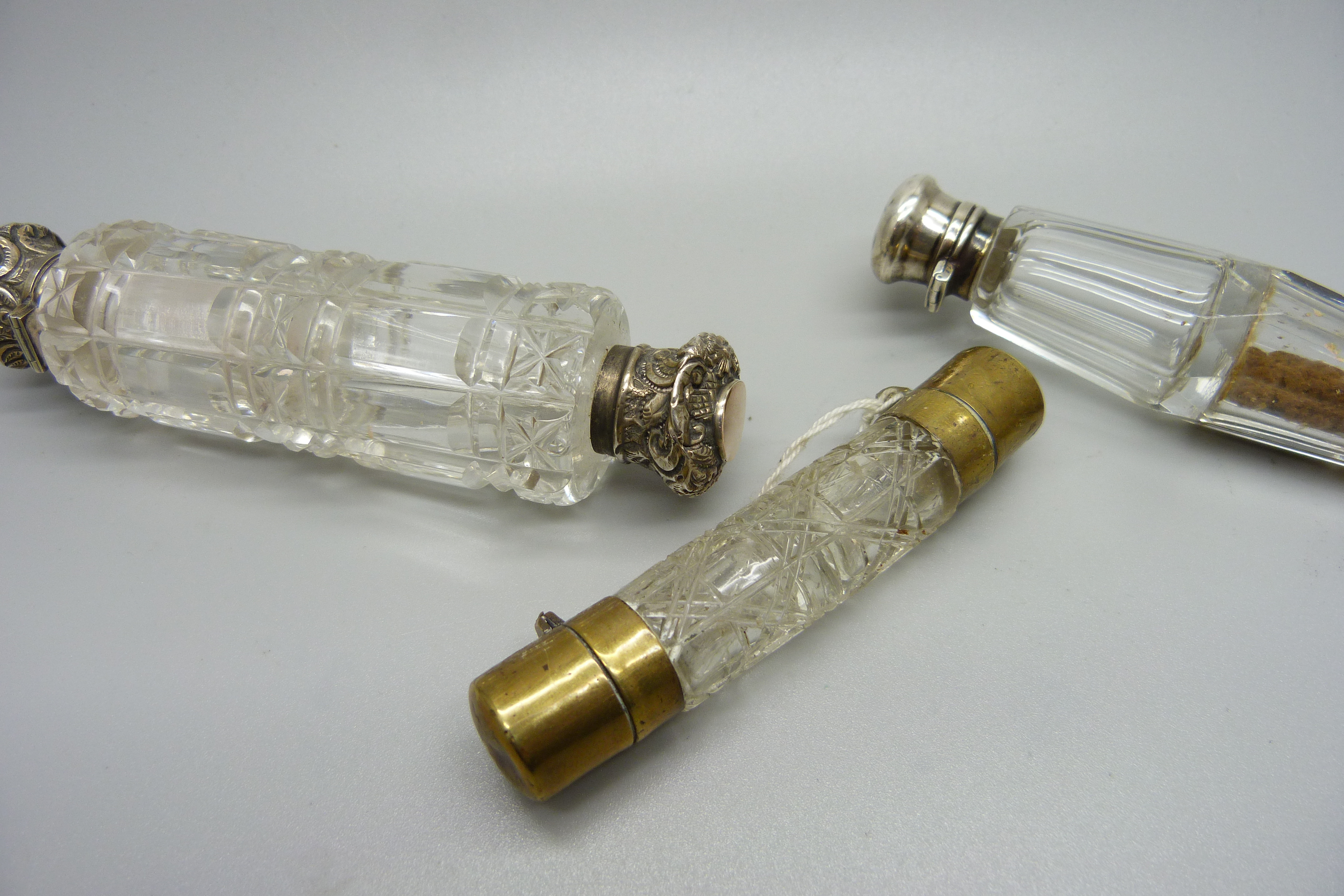 Three glass double scent bottles - Image 4 of 4