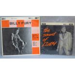 Two Billy Fury albums; 10" Sound of Fury and Billy Fury