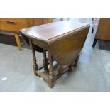 An Old Charm oak gateleg occasional table