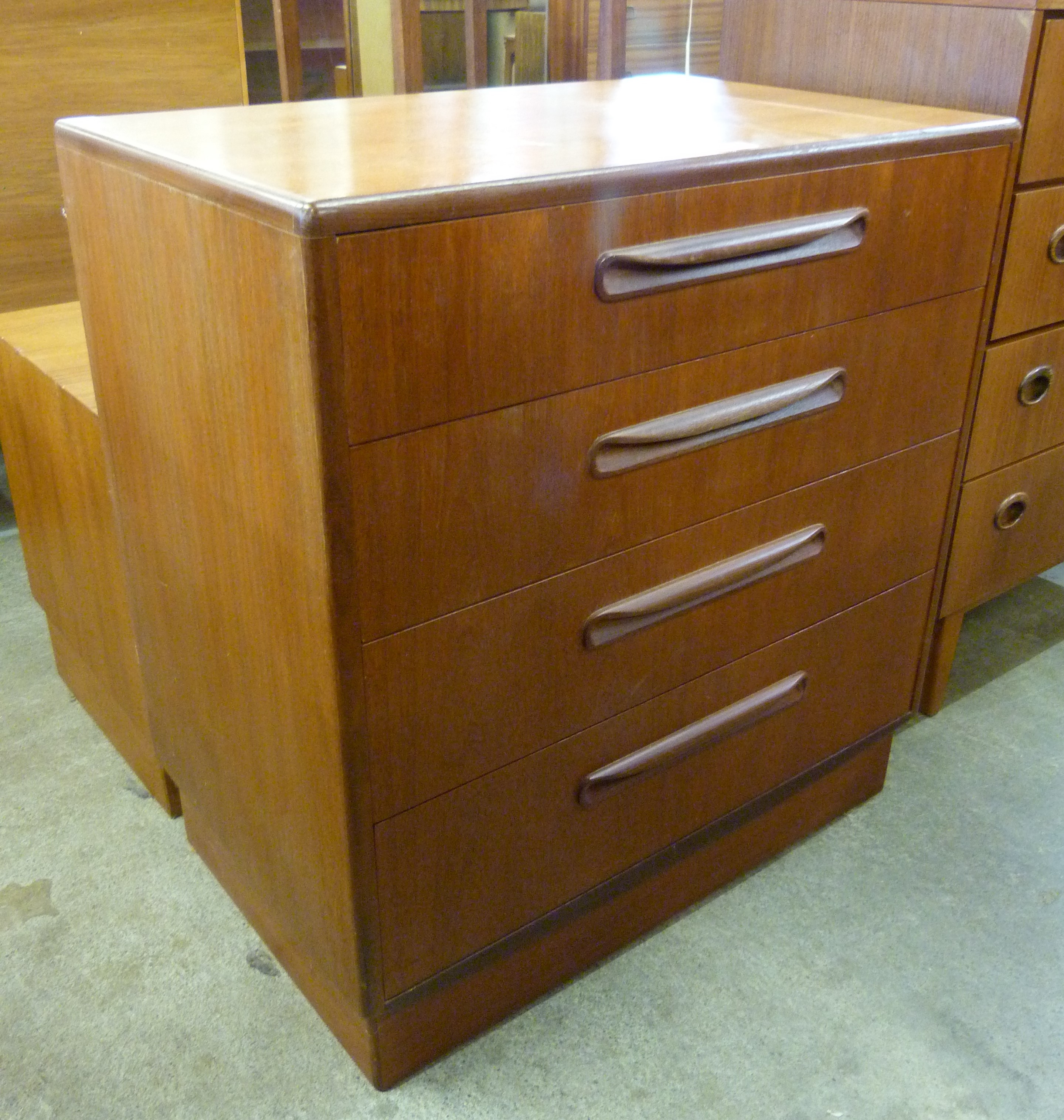 A G-Plan Fresco teak chest of drawers