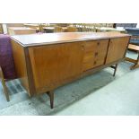 A teak sideboard