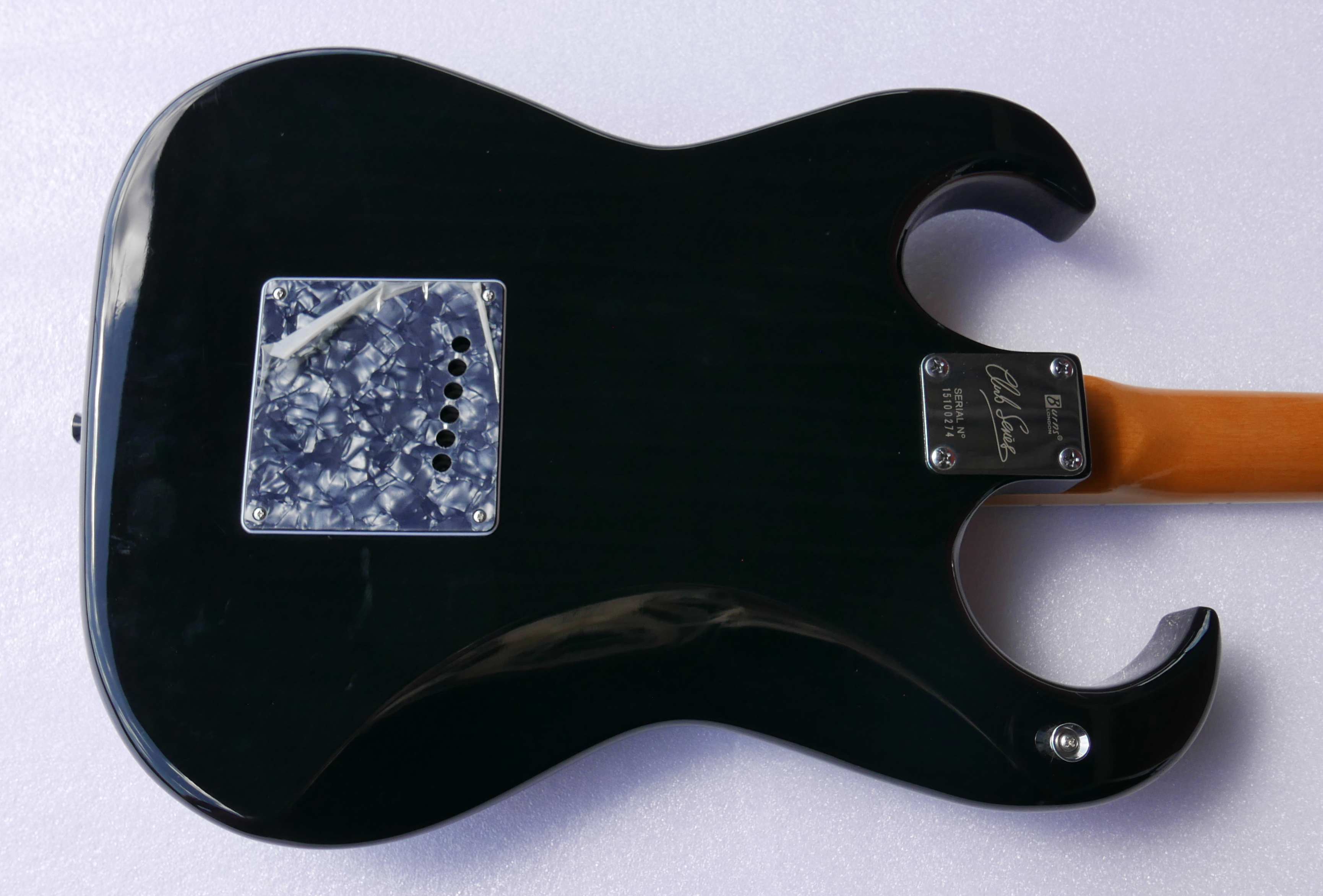 A Burns Bison electric guitar, anniversary model in original snakeskin case and a 50 Years of - Image 11 of 15