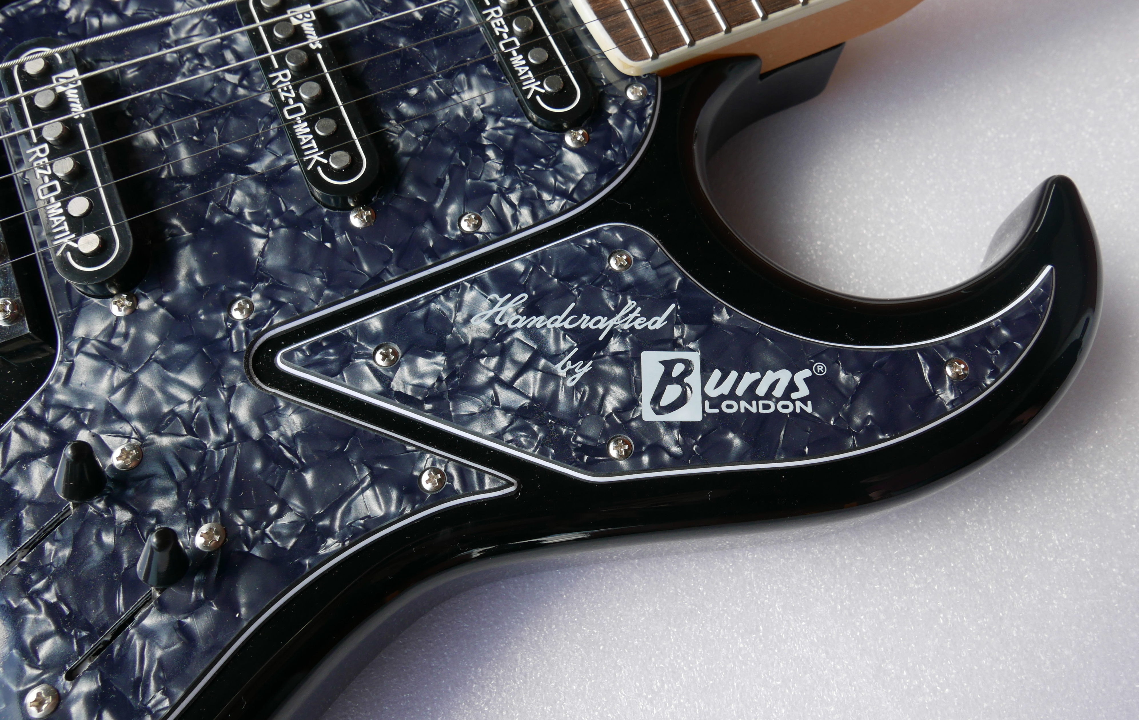 A Burns Bison electric guitar, anniversary model in original snakeskin case and a 50 Years of - Image 7 of 15