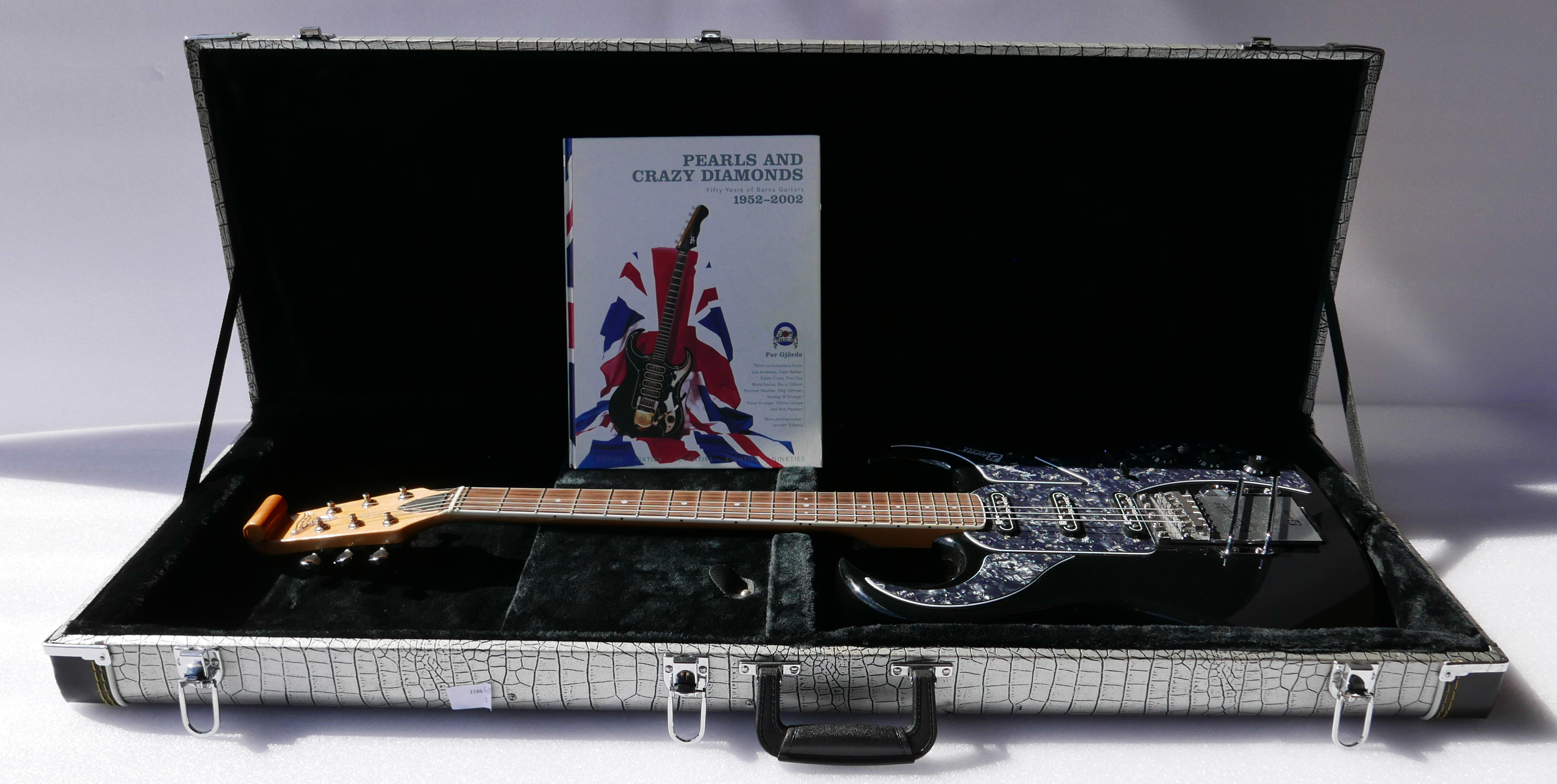 A Burns Bison electric guitar, anniversary model in original snakeskin case and a 50 Years of - Image 13 of 15