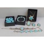 Turquoise jewellery