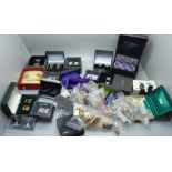 Fifty pairs of cufflinks, mainly boxed