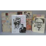 Comedy; autographed photographs of Ronnie Barker and Jerry Lewis