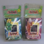 Two Yu-Gi-Oh Spanish sets of cards, Pegasus and Joey