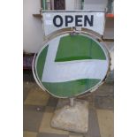 A Castrol GTX Petrol Station Open sign * This lot is subject to vat