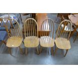 A set of four Ercol style chairs
