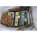 A large quantity of assorted Victorian and later tiles
