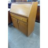 A teak bureau