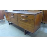 A teak sideboard