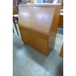 A Remploy teak bureau