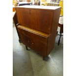 A teak bureau