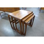 A G-Plan Quadrille teak nest of tables