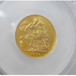 A Victorian 1879 gold full sovereign, Melbourne Mint