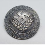 A Third Reich 'RAD' Labour Service female youth badge