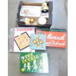 A collection of board games including The Double, a Rubiks Cube etc. **PLEASE NOTE THIS LOT IS NOT