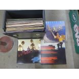 A box of thirty various rock LP records including The Eagles, Steely Dan, Supertramp, The Byrds,