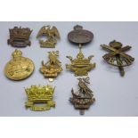 WWI Royal Navy cap badges