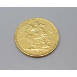 A Victorian 1878 gold full sovereign, Melbourne Mint