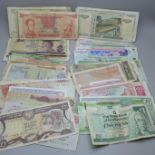 A collection of bank notes