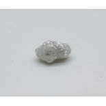 A rough/uncut diamond, 1.18ct