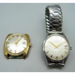 Two mechanical wristwatches; Tissot Seastar Seven automatic and Waltham