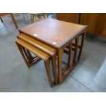 A G-Plan Quadrille teak nest of tables