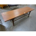 A teak coffee table