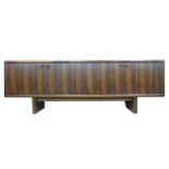 A Gordon Russell rosewood Marlow range sideboard, designed by Martin Hall, CITES A10 no.
