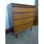 An Austin Suite teak chest of drawers