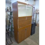 An Eastham simulated rosewood kitchen cabinet