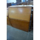 A Remploy teak bureau