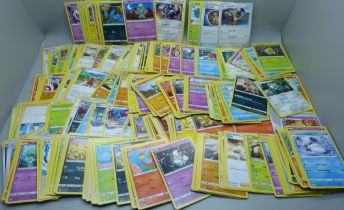 A large quantity of Pokemon cards (over 300)