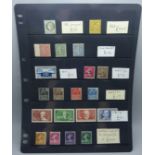 Stamps:- stockcard of early French mint stamps with a catalogue value of over £1000