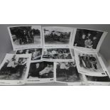 Eight The Beatles and two Paul McCartney original EMI promotional photographs