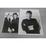 The Beatles press photographs of George Harrison and John Lennon