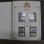 Stamps:- album of GB commemorative stamps, 1924 to 1993 with mainly mounted mint to QEII missing